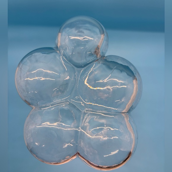 Vintage Mid Century Modern Swedish Abstract Art Glass Cloud Vase - Picture 3 of 15